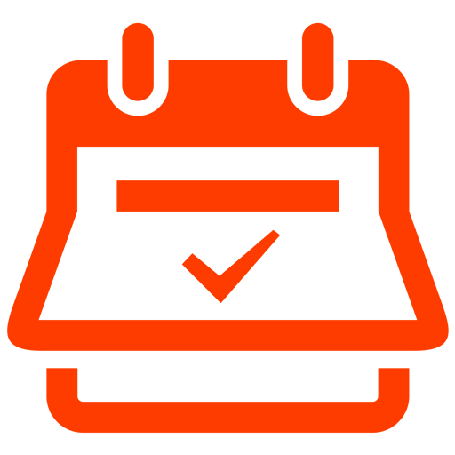CallSlot logo: a calendar with a check mark